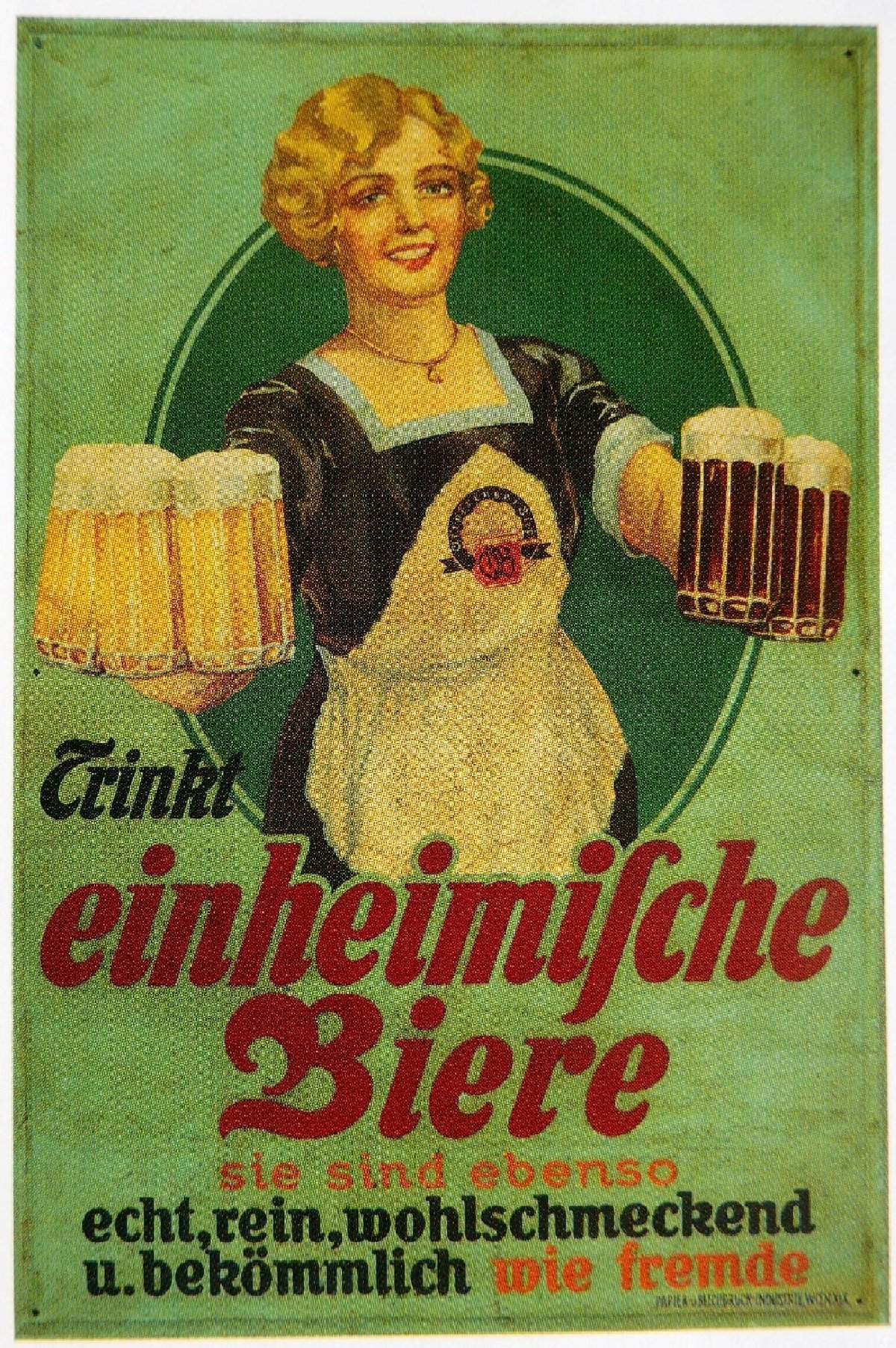 Trinkt einheimische Biere